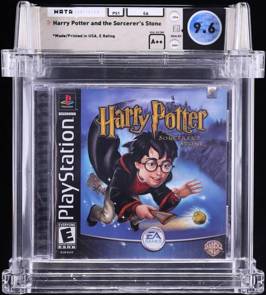 2001 HARRY POTTER AND THE SORCERER'S STONE SONY PLAYSTATION 1 PS1 WATA 9.6 A++ SEALED