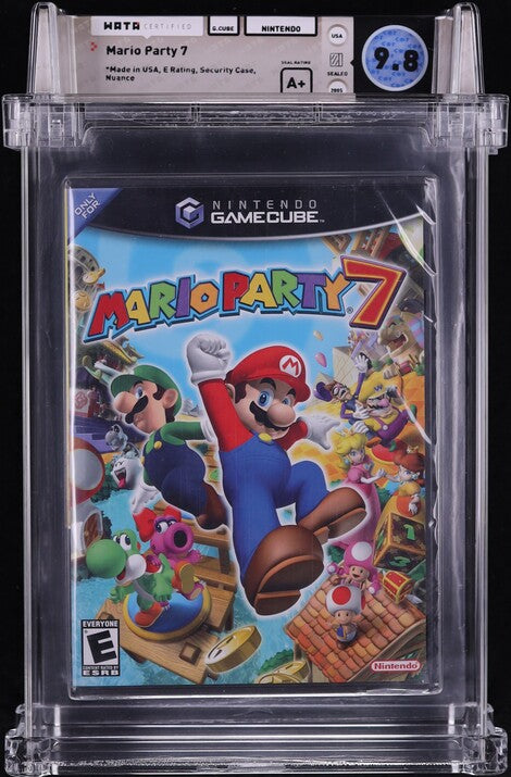 2005 MARIO PARTY 7 NINTENDO GAMECUBE WATA 9.8 A+ SEALED
