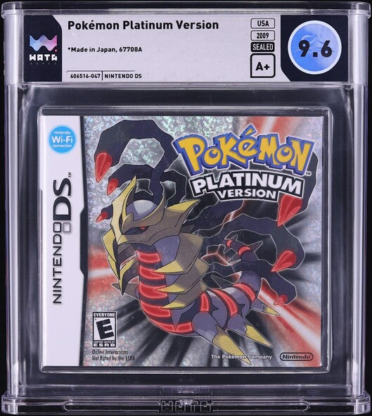 2009 POKEMON PLATINUM VERSION NINTENDO DS WATA 9.6 A+ SEALED