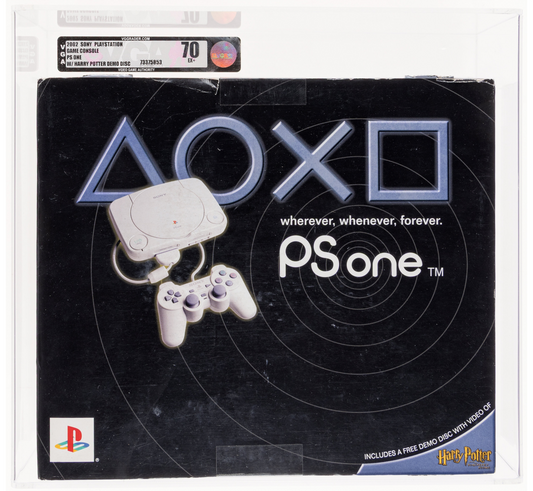 2002 SONY PLAYSTATION PS ONE 1 CONSOLE W/ HARRY POTTER DEMO DISC VGA 70 SEALED