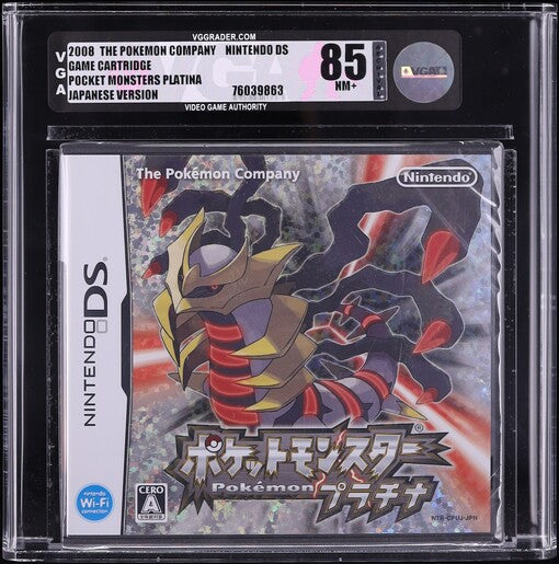 2008 POKEMON PLATINUM VERSION JAPANESE NINTENDO DS VGA 85 SEALED