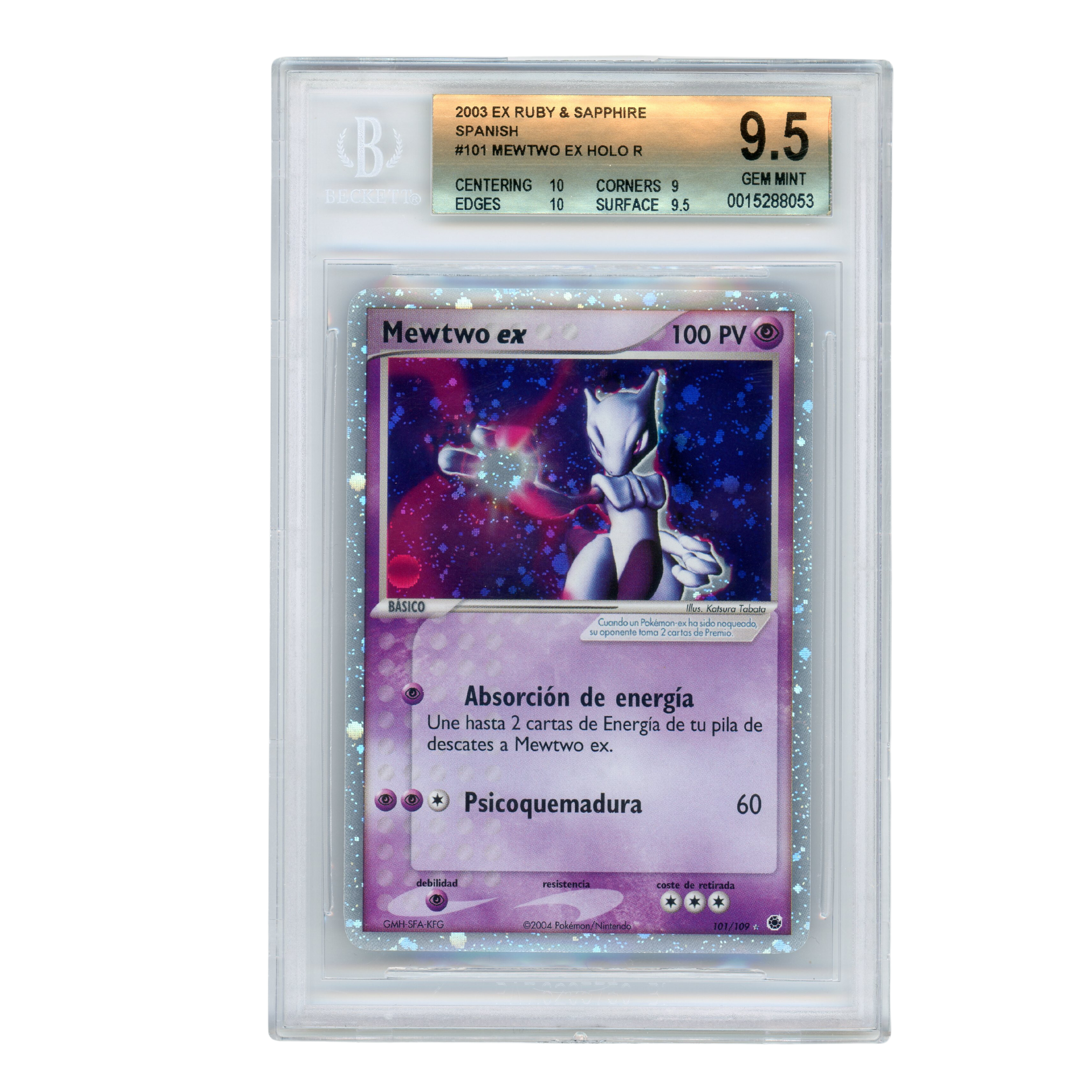 PSA 10 Japanese Mewtwo Lv. X Holo Regigigas Half Deck 1st Edition