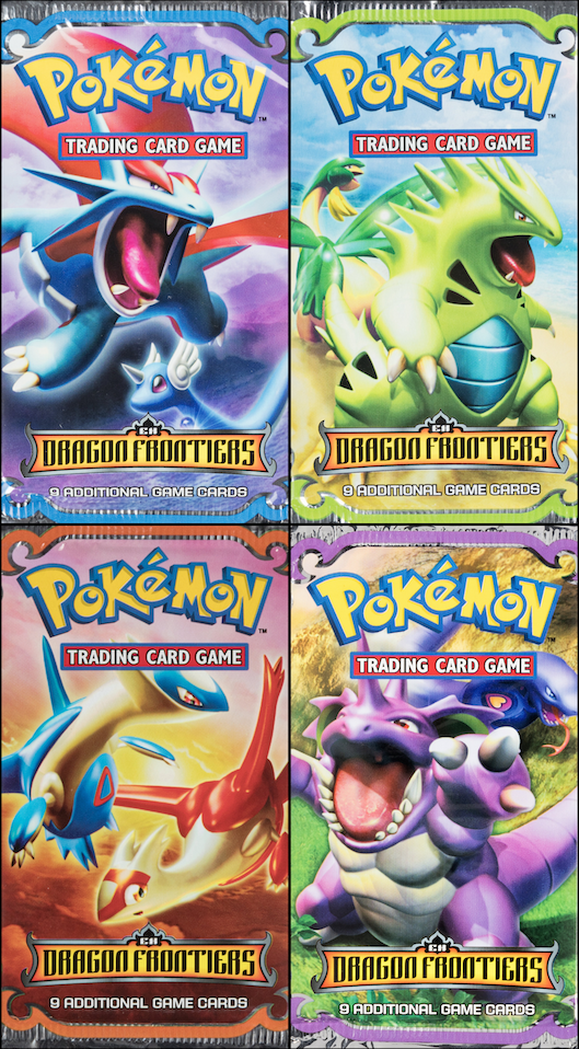 2007 POKEMON EX DRAGON FRONTIERS BOOSTER PACK ART SET SEALED *HEAVY*