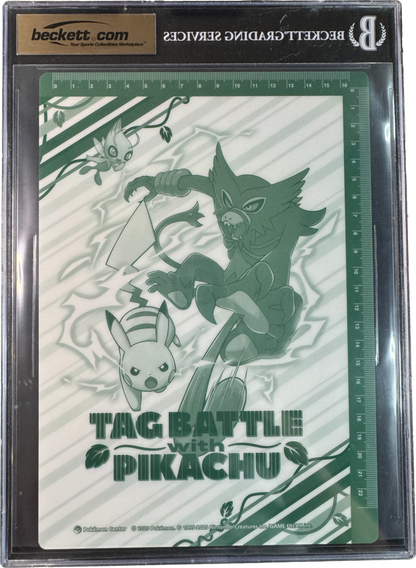 2020 POKEMON CELEBI ZARUDE PIKACHU PENCIL BOARD BGS 9.5