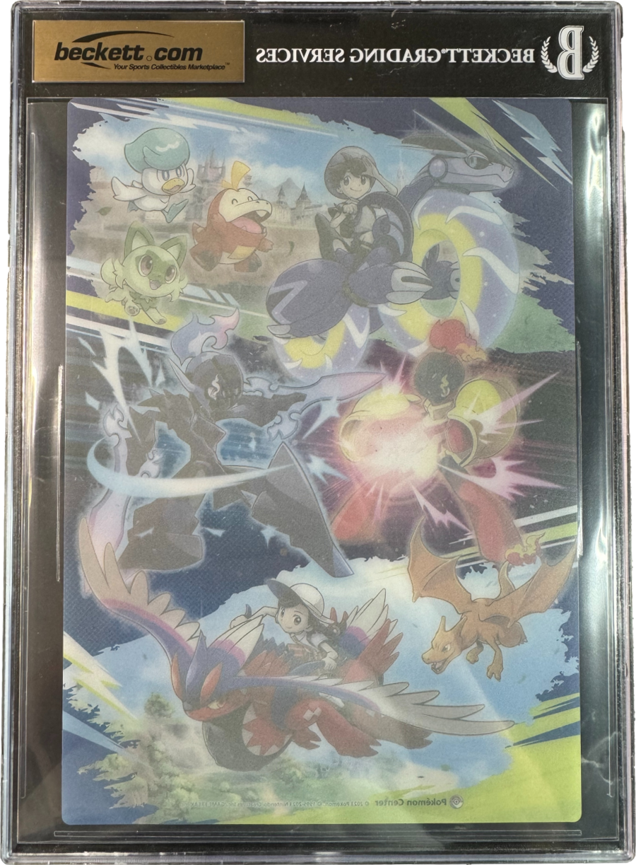 2023 POKEMON QUAXLY FUECOCO SPRIGATITO PENCIL BOARD BGS 10