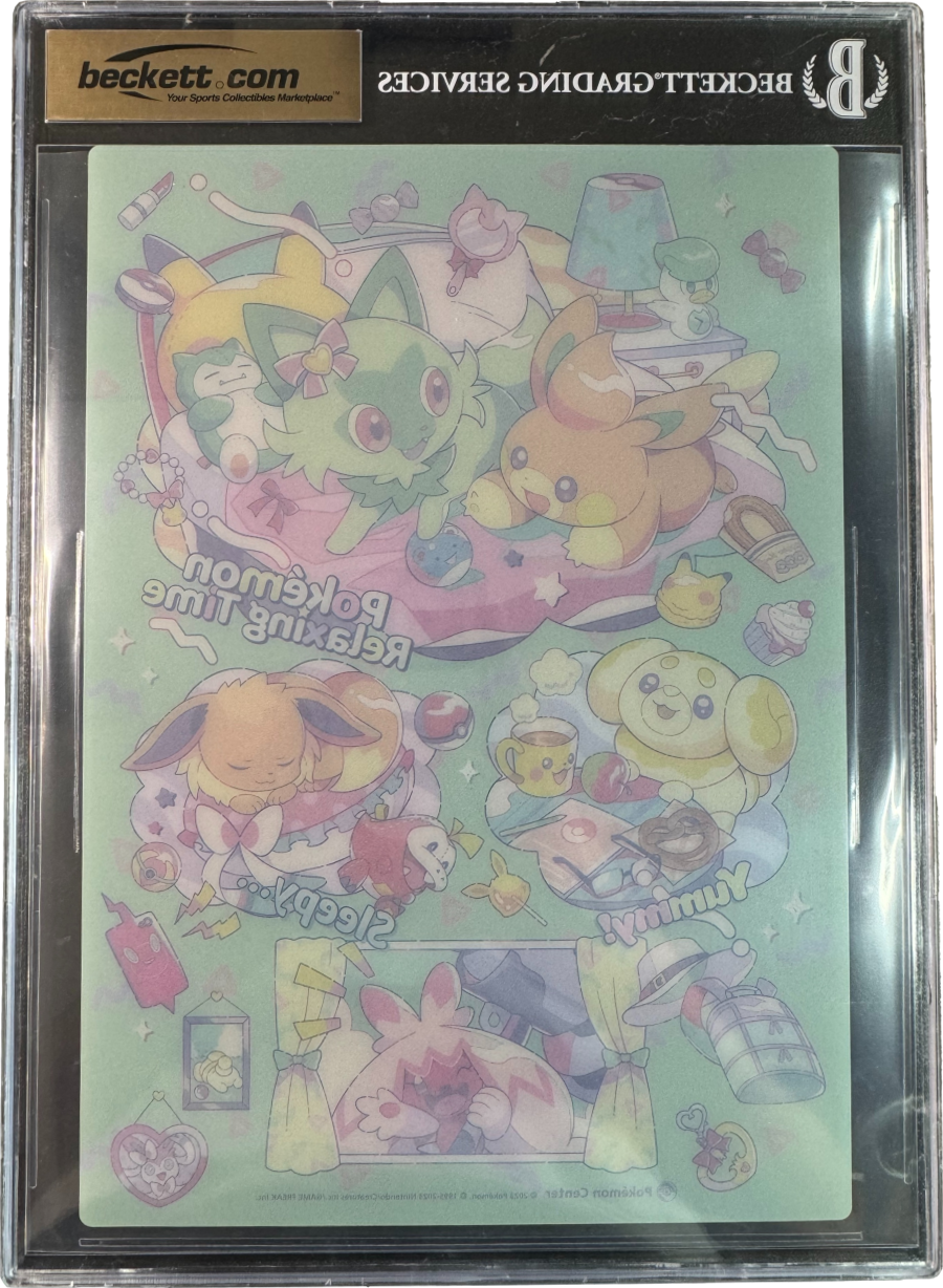 2023 POKEMON PAWMI SPRIGATITO EEVEE PENCIL BOARD BGS 10