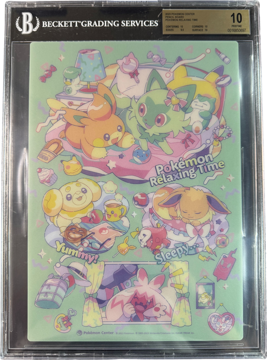 2023 POKEMON PAWMI SPRIGATITO EEVEE PENCIL BOARD BGS 10