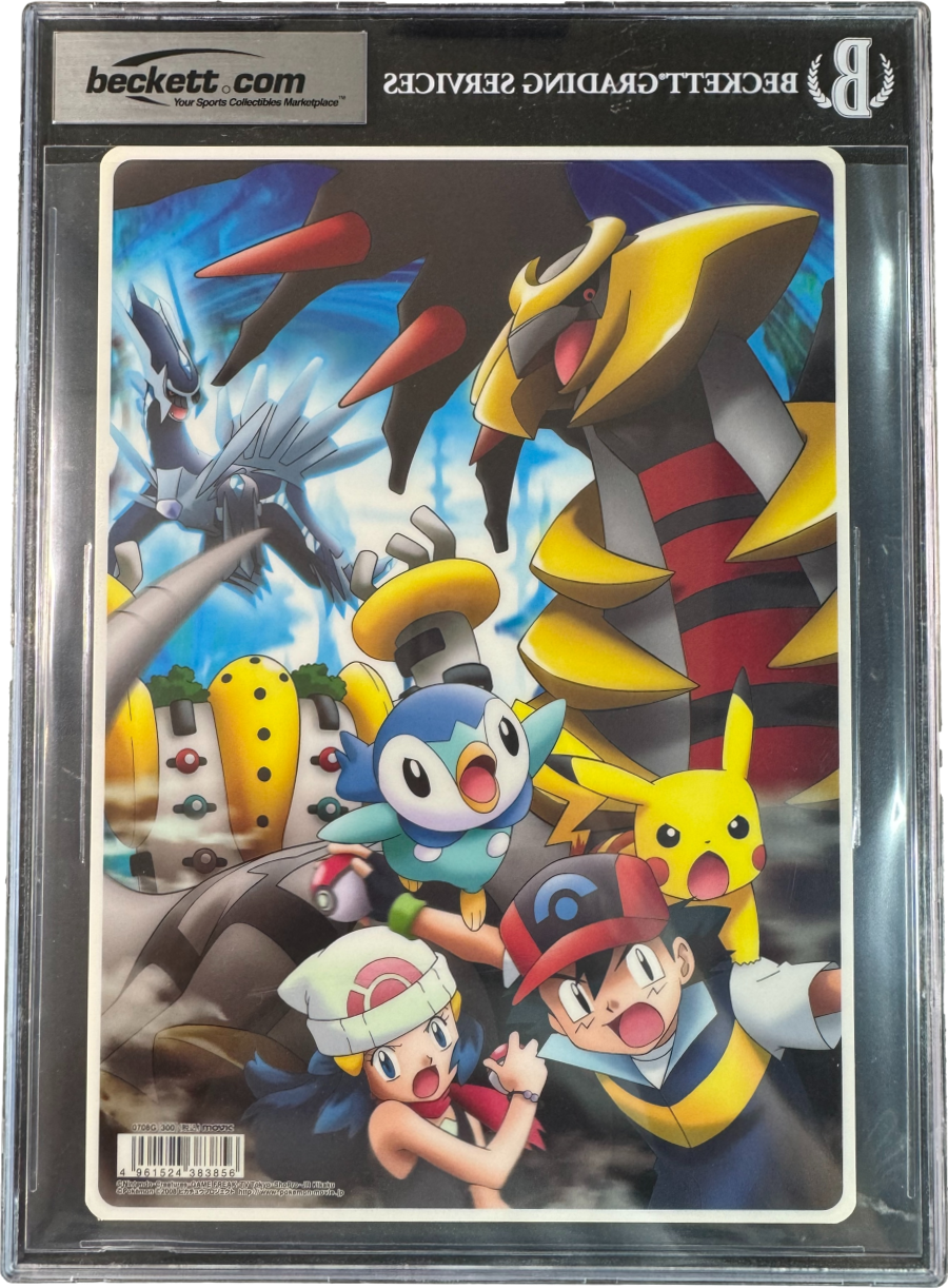 2008 POKEMON PIKACHU SHAYMIN REGIGIGAS PENCIL BOARD BGS 8