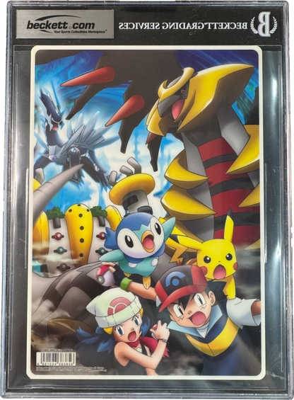 2008 POKEMON PIKACHU SHAYMIN REGIGIGAS PENCIL BOARD BGS 8