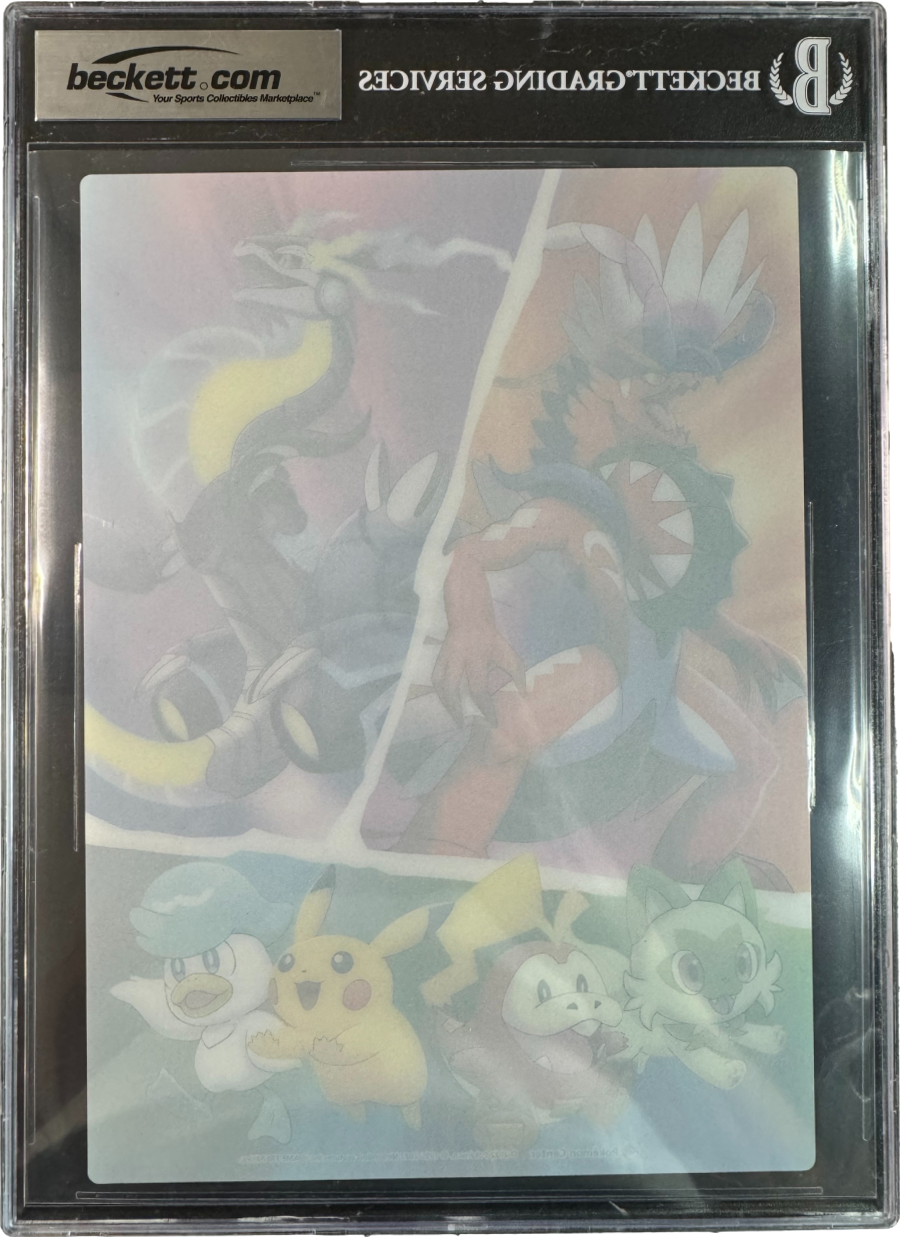 2022 POKEMON KORAIDON MIRAIDON PIKACHU PENCIL BOARD BGS 9