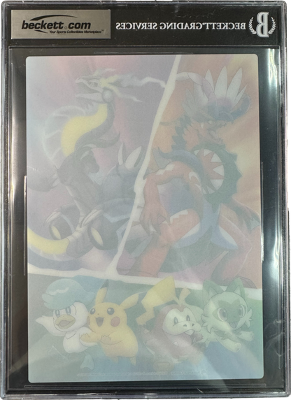 2022 POKEMON KORAIDON MIRAIDON PIKACHU PENCIL BOARD BGS 9