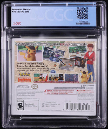 2018 POKEMON DETECTIVE PIKACHU NINTENDO 3DS CGC 9.4 A SEALED