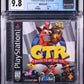 1999 CTR CRASH TEAM RACING SONY PLAYSTATION 1 PS1 CGC 9.8 A+ SEALED