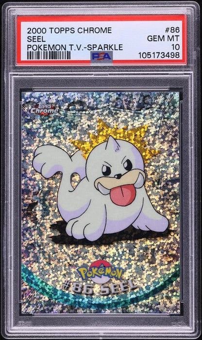 2000 POKEMON TOPPS CHROME SERIES 2 SPARKLE SEEL #86 PSA 10 GEM MINT