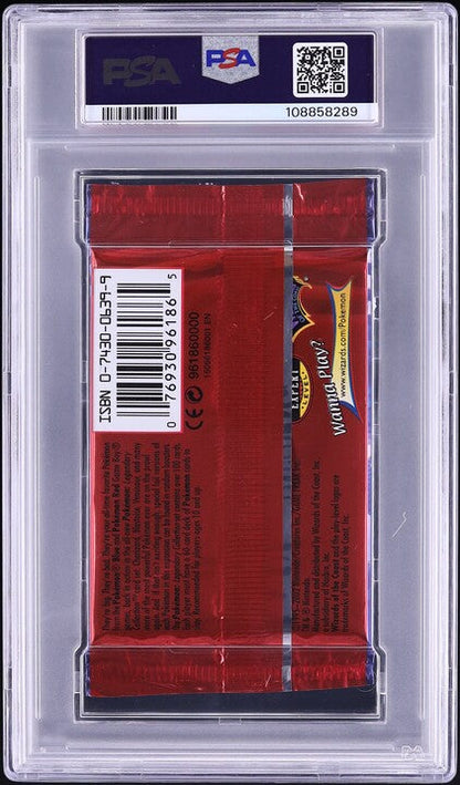 2002 POKEMON LEGENDARY COLLECTION BLASTOISE CHARIZARD VENUSAUR BOOSTER PACK PSA 10