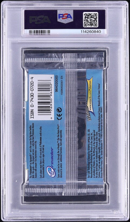 2003 POKEMON AQUAPOLIS ARCANINE BOOSTER PACK PSA 9