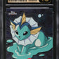 2000 TOPPS CHROME POKEMON SERIES 2 VAPOREON #134 CGC 10 PRISTINE