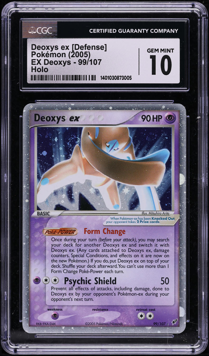 2005 POKEMON EX DEOXYS HOLO DEOXYS EX #99 CGC 10 GEM MINT