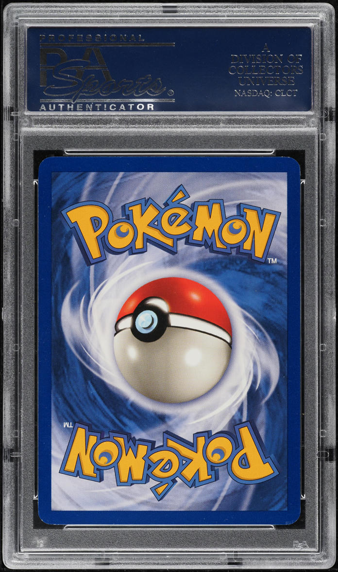 1999 POKEMON BASE SET BLACK FLAME ERROR HOLO NINETALES #12 PSA 10