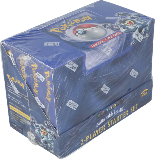 1999 POKEMON BASE SET 2-PLAYER STARTER SET THEME DECK CASE SEALED *CONTAINS 8 DECKS*