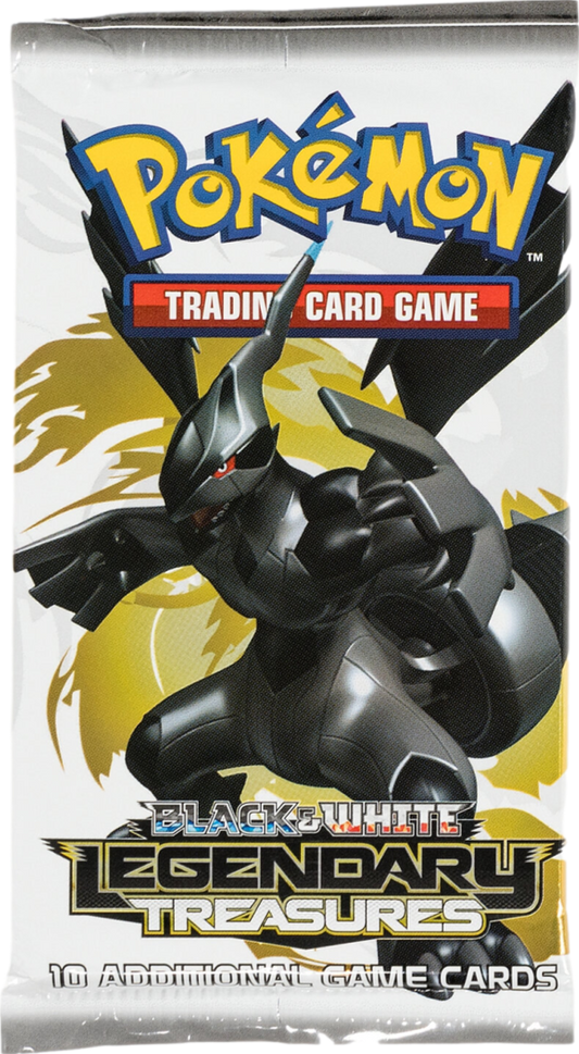 2013 POKEMON BW LEGENDARY TREASURES ZEKROM BOOSTER PACK SEALED *GENERIC IMAGE*