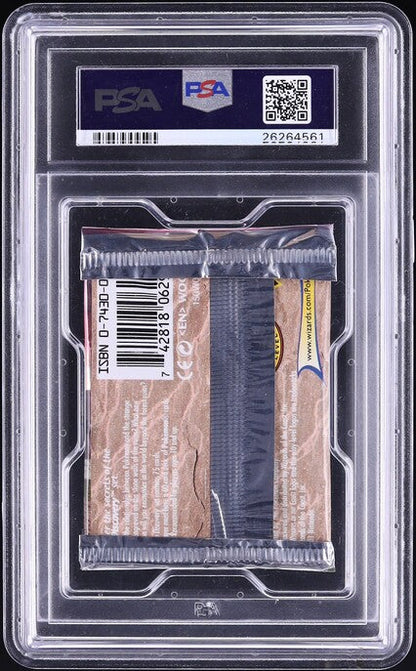 2001 POKEMON NEO DISCOVERY 1ST EDITION SCIZOR BOOSTER PACK PSA 10