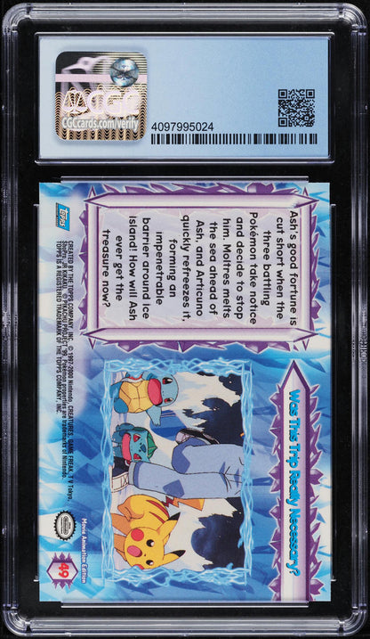 2000 TOPPS POKEMON THE MOVIE HOLO WAS THIS TRIP REALLY NECESSARY? CGC 9