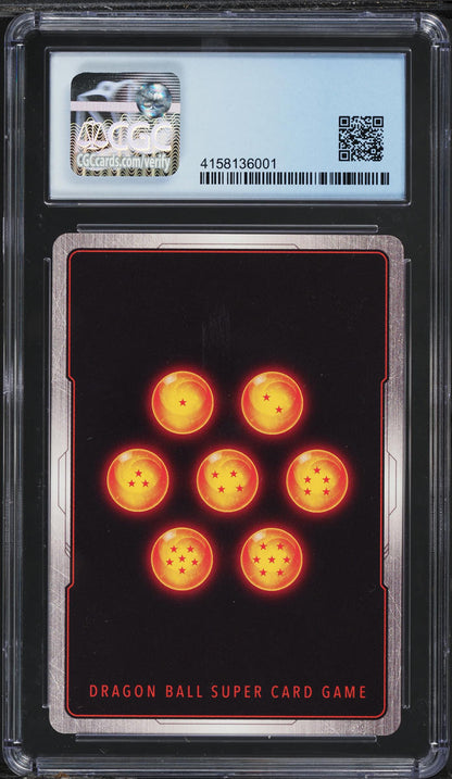 2018 DRAGON BALL SUPER COLOSSAL WARFARE HEIGHT OF MASTERY SON GOKU #BT4-075 CGC 10 PERFECT