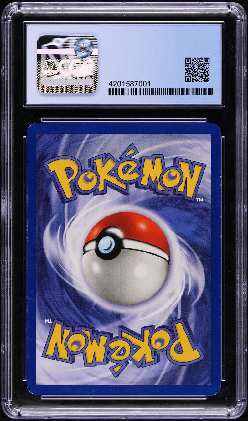 2000 POKEMON TEAM ROCKET NO HOLO ERROR DARK DRAGONITE #5 CGC 7 NRMT