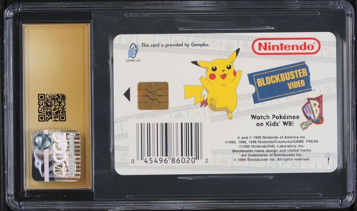 1999 NINTENDO POKEMON SNAP WHITE SQUIRTLE CGC 10 PRISTINE