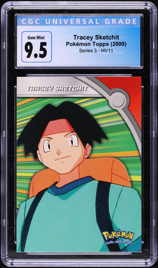 2000 POKEMON TOPPS SERIES 3 TRACEY SKETCHIT #HV11 CGC 10 GEM MINT