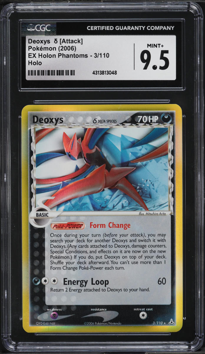 2006 POKEMON EX HOLON PHANTOMS HOLO DEOXYS #3 CGC 9.5