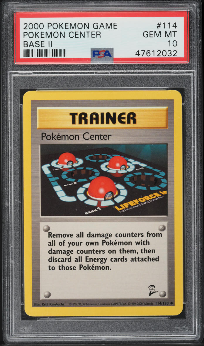 2000 POKEMON BASE SET 2 POKEMON CENTER #114 PSA 10 GEM MINT