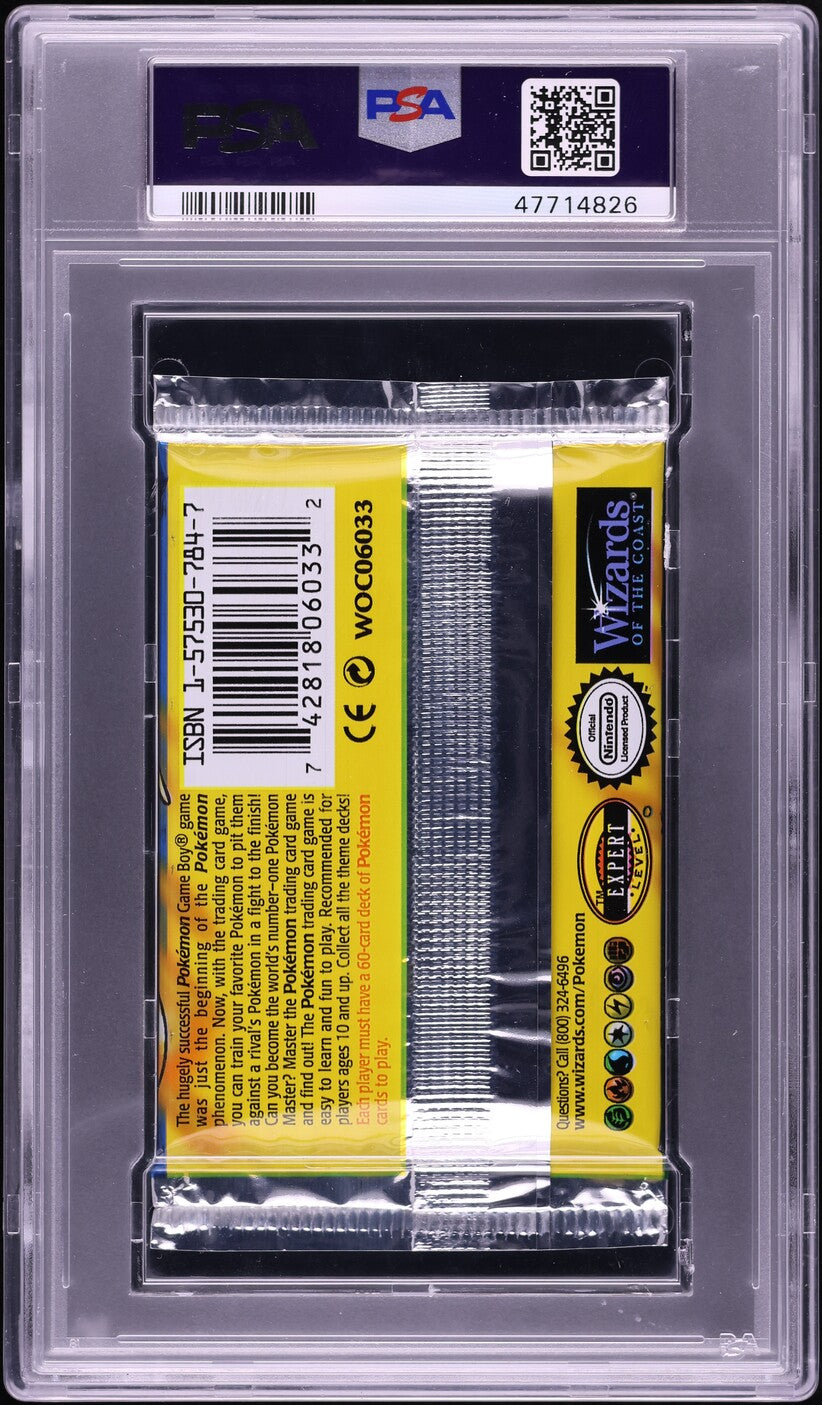 1999 POKEMON BASE SET CHARIZARD BOOSTER PACK PSA 10