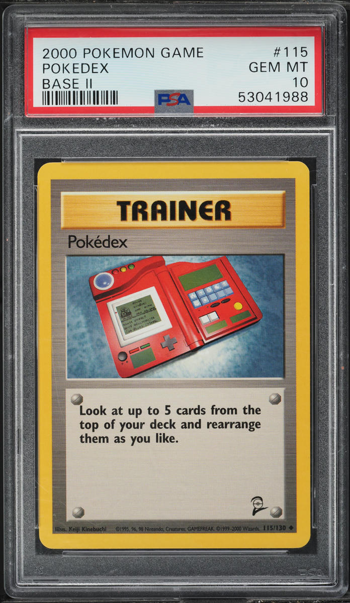 2000 POKEMON BASE SET 2 POKEDEX #115 PSA 10 GEM MINT