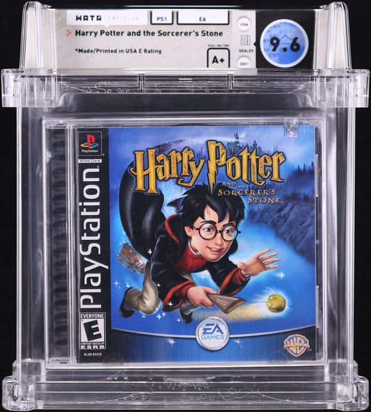 2001 HARRY POTTER AND THE SORCERER'S STONE SONY PLAYSTATION 1 PS1 WATA 9.6 A+ SEALED