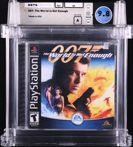 2000 007 THE WORLD IS NOT ENOUGH SONY PLAYSTATION 1 PS1 WATA 9.8 A SEALED