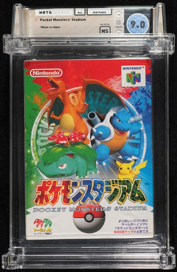 POCKET MONSTERS' STADIUM [JAPAN] (NINTENDO 64 N64) WATA 9.0 NS