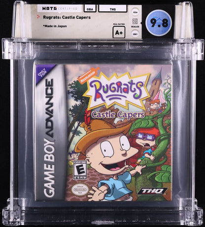 2001 RUGRATS CASTLE CAPERS NINTENDO GAME BOY ADVANCE GBA WATA 9.8 A+ SEALED