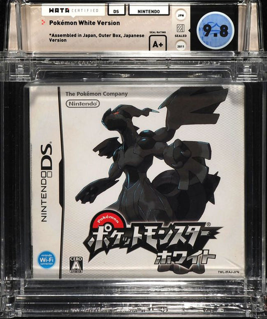 2011 POKEMON WHITE VERSION JAPANESE NINTENDO DS WATA 9.8 A+ SEALED