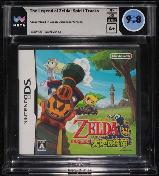 2009 THE LEGEND OF ZELDA: SPIRIT TRACKS NINTENDO DS WATA 9.8 A+ SEALED