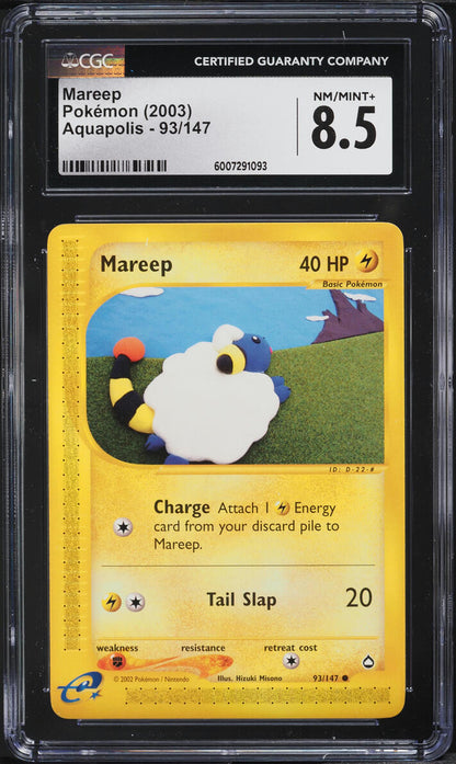 2003 POKEMON AQUAPOLIS MAREEP #93 CGC 8.5 NM-MT+