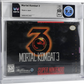 1995 MORTAL KOMBAT 3 SUPER NINTENDO SNES WATA 9.0 A+ SEALED