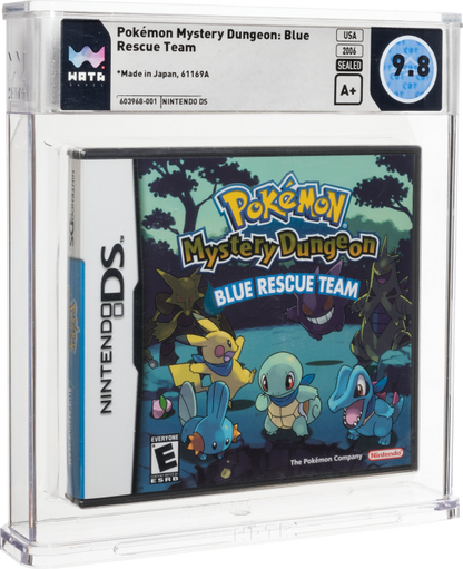 2006 POKEMON MYSTERY DUNGEON BLUE RESCUE TEAM NINTENDO DS WATA 9.8 A+ SEALED