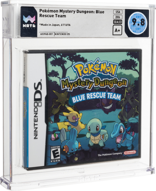 2006 POKEMON MYSTERY DUNGEON BLUE RESCUE TEAM NINTENDO DS WATA 9.8 A+ SEALED