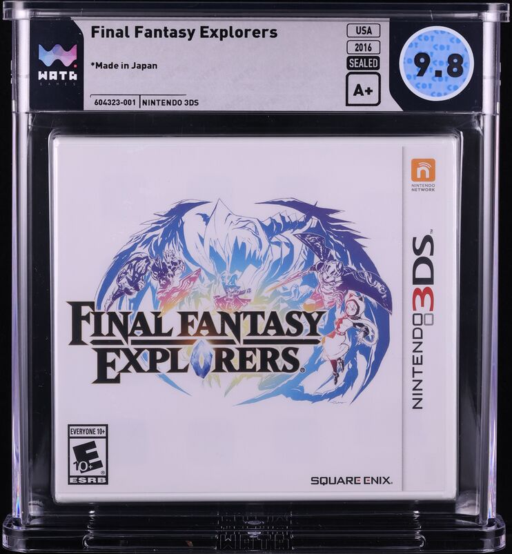 2016 FINAL FANTASY EXPLORERS NINTENDO 3DS WATA 9.8 A+ SEALED