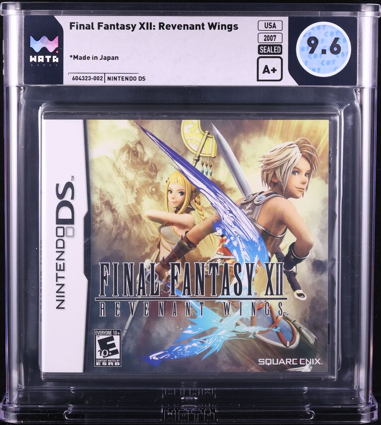 2007 FINAL FANTASY XII 12 REVENANT WINGS NINTENDO DS WATA 9.6 A+ SEALED