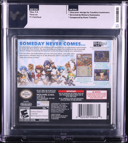 2009 FINAL FANTASY CRYSTAL CHRONICLES ECHOES OF TIME NINTENDO DS WATA 9.8 A+ SEALED