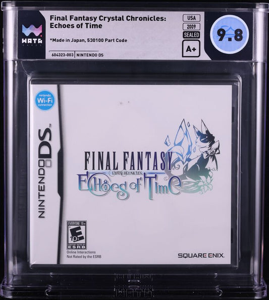 2009 FINAL FANTASY CRYSTAL CHRONICLES ECHOES OF TIME NINTENDO DS WATA 9.8 A+ SEALED