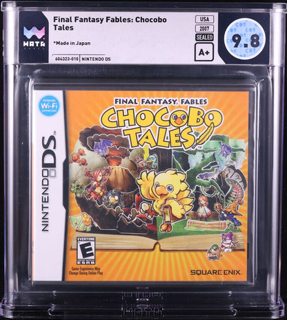 2007 FINAL FANTASY FABLES CHOCOBO TALES NINTENDO DS WATA 9.8 A+ SEALED